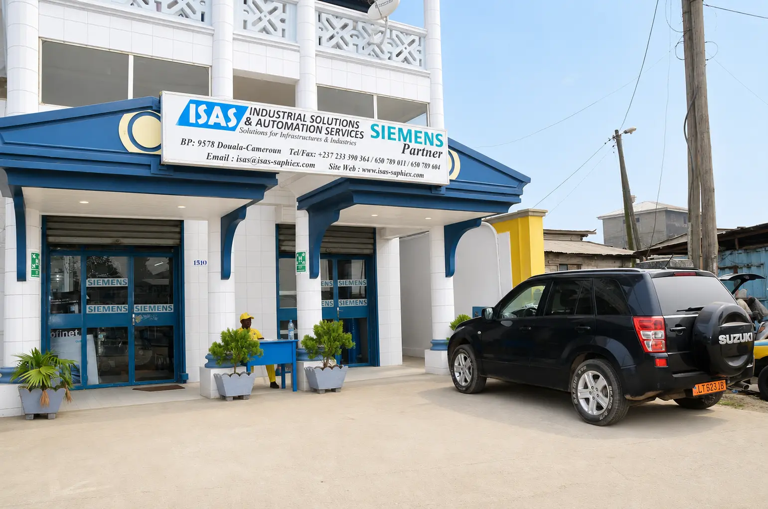 ISAS head office and Siemens partner branch in Douala